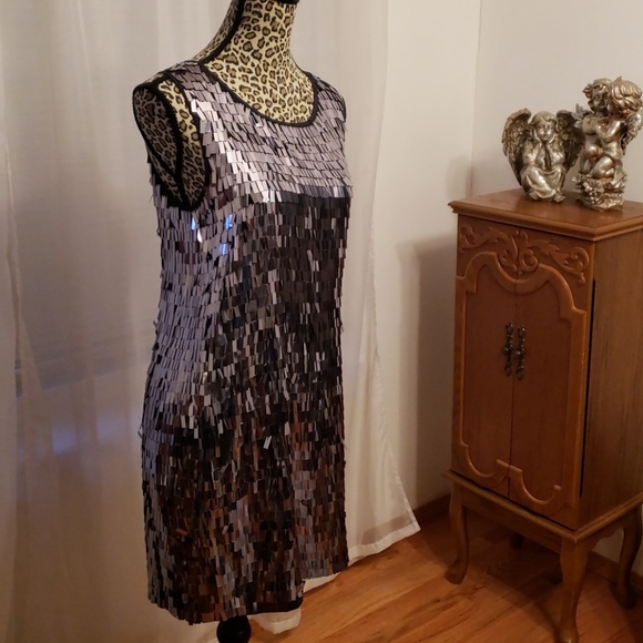 NWT w defects Tory Burch Sequin Dress - $850 - Picture 2 of 7